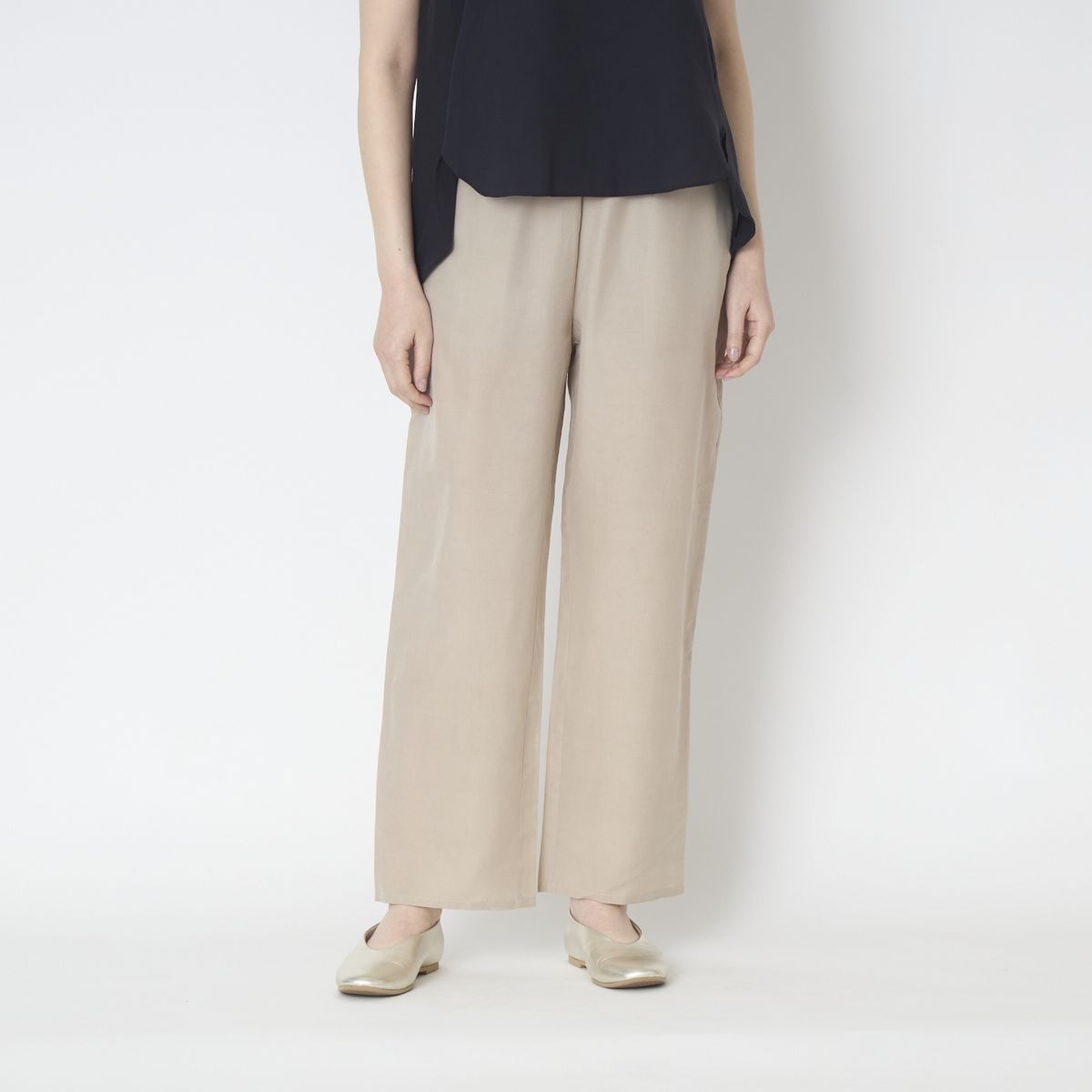 0910/さらさらシルクベーシックパンツ